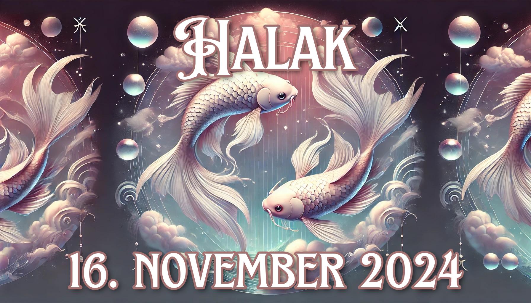 Napi horoszkóp a Halak számára (16.11.2024)