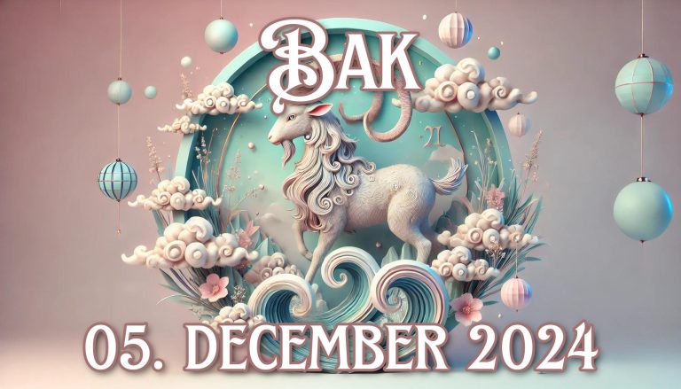 Napi horoszkóp a Bak számára (05.12.2024)