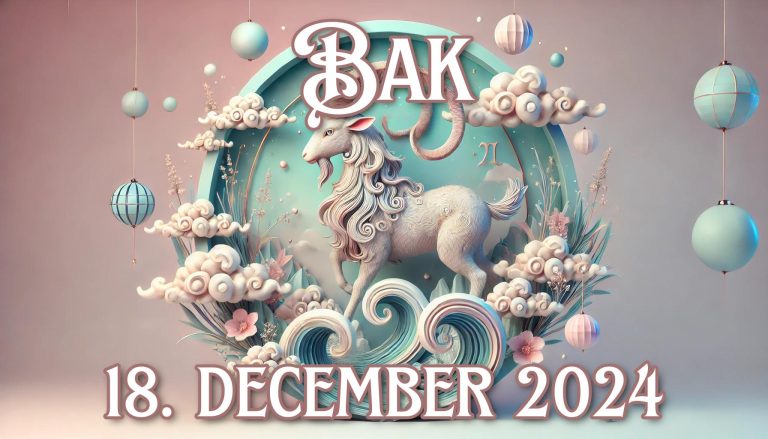 Napi horoszkóp a Bak számára (18.12.2024)