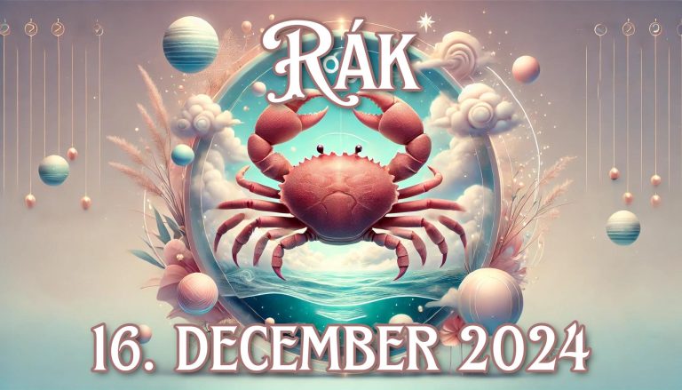 Napi horoszkóp a Rák számára (16.12.2024)