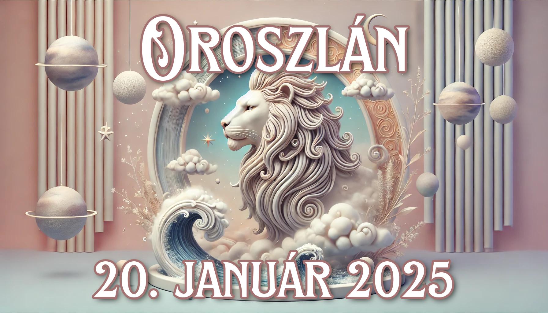 Napi horoszkóp az Oroszlán számára (20.01.2025)