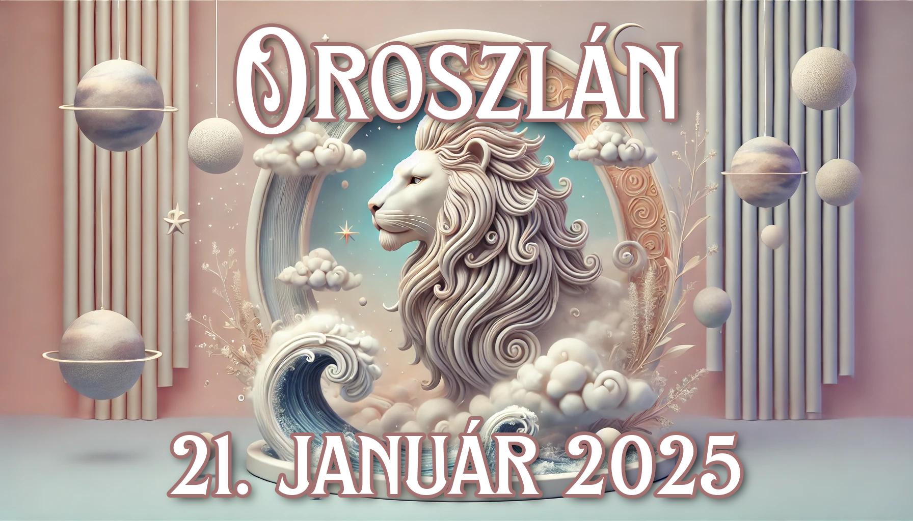 Napi horoszkóp az Oroszlán számára (21.01.2025)