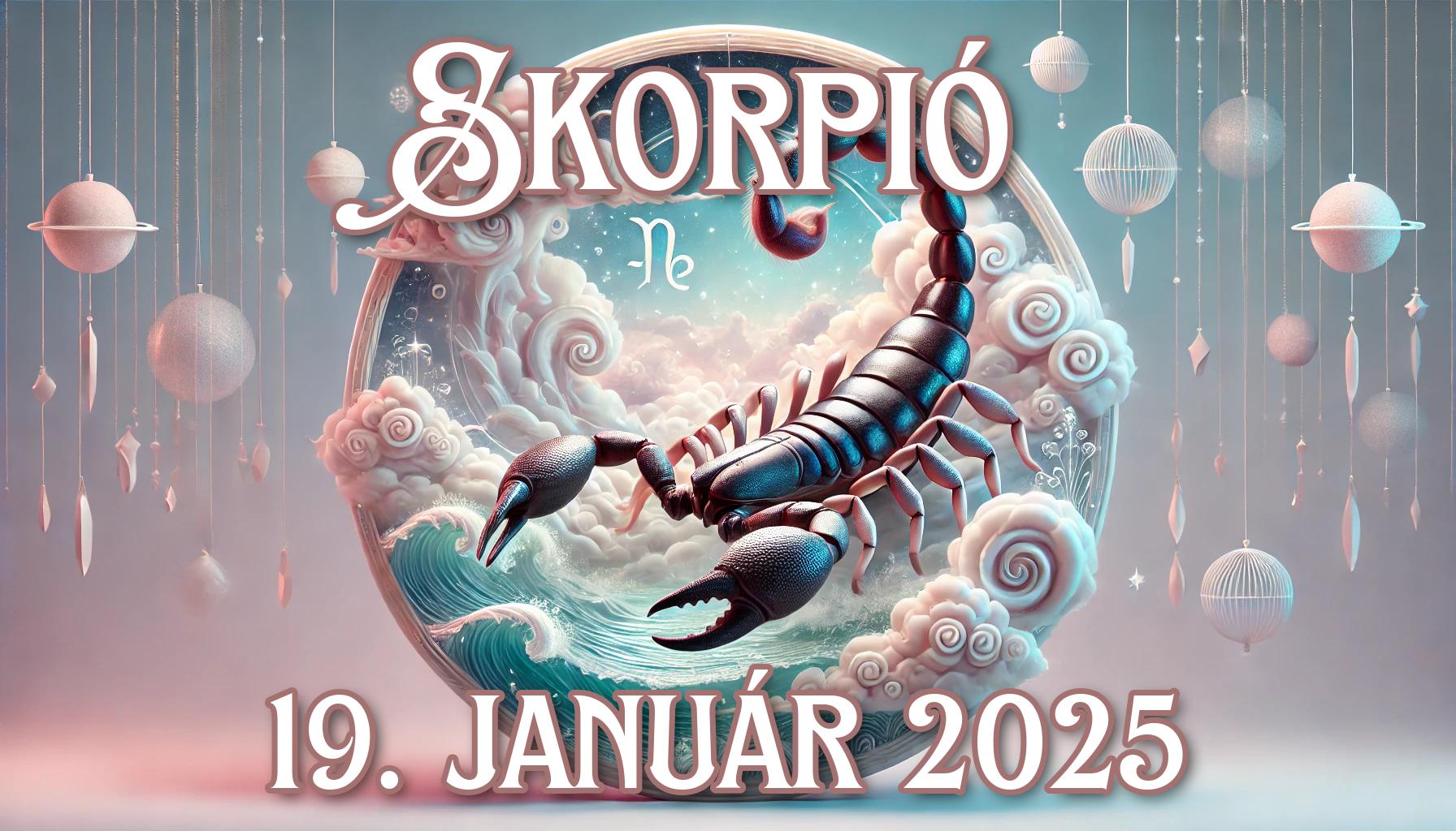 Napi horoszkóp a Skorpió számára (19.01.2025)