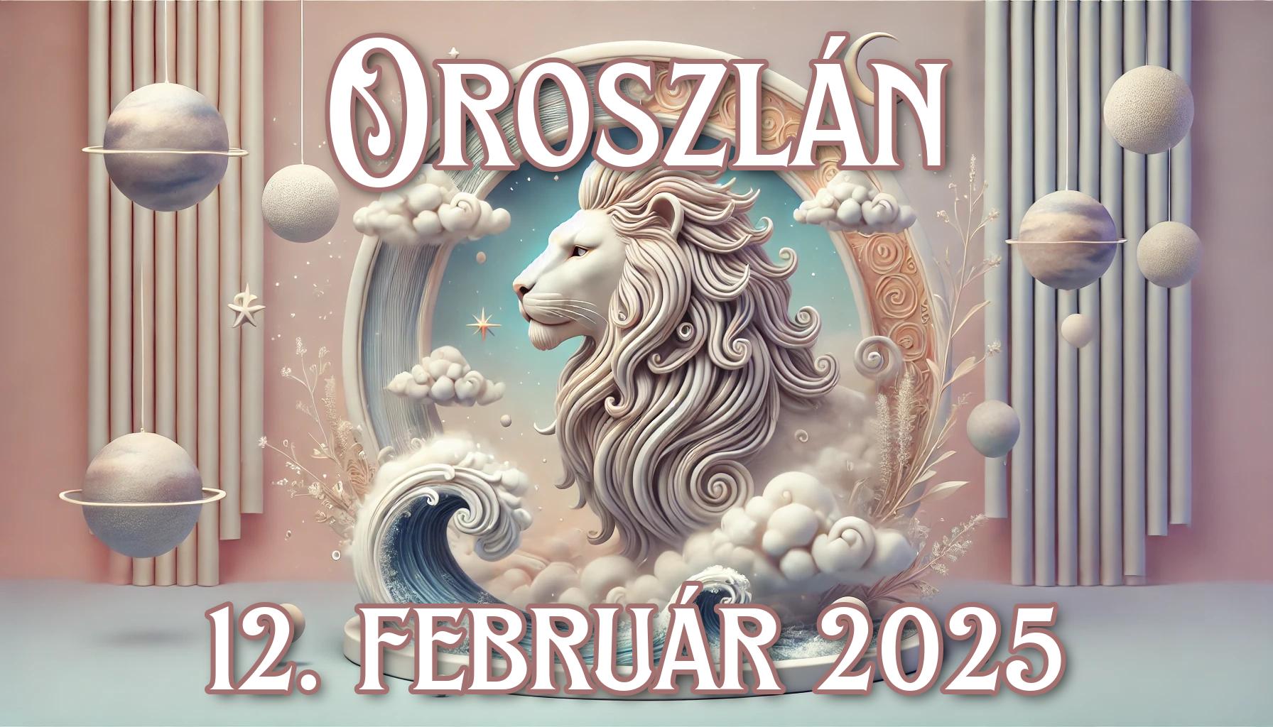 Napi horoszkóp az Oroszlán számára (12.02.2025)